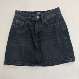 URBAN OUTFITTERS BDG black denim mini skirt